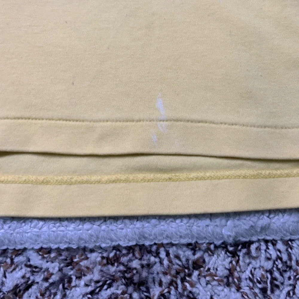 Polo Ralph Lauren Polo Shirt Mens Large Yellow Short Sleeve Embroidered Pony‎